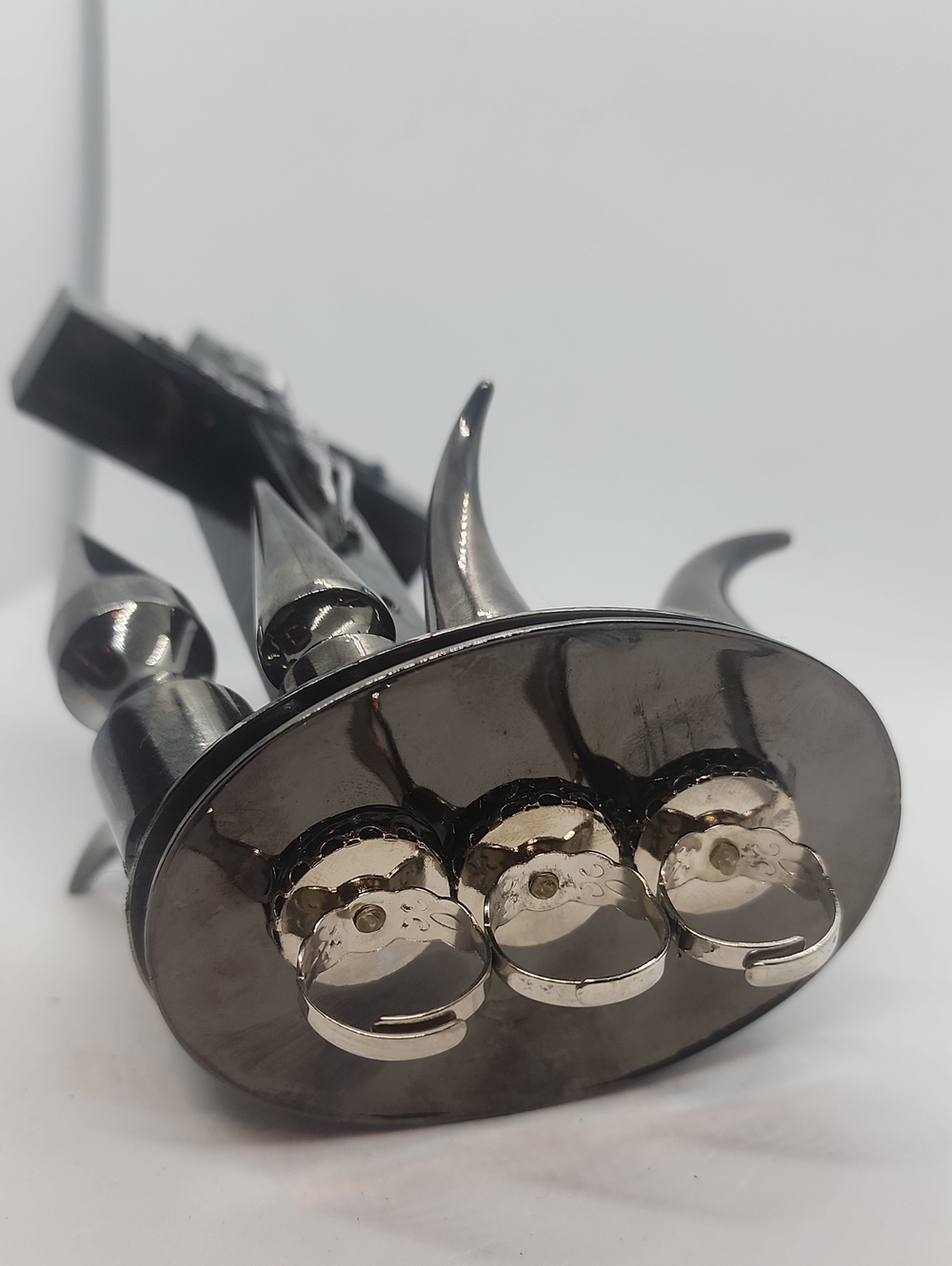 GASOLINE GLAMOUR JUDAS SPIKE RING✞✟♠️ - Picture 7 of 10